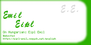 emil eipl business card